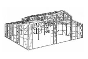 Heritage Barn Frame – 110sqm